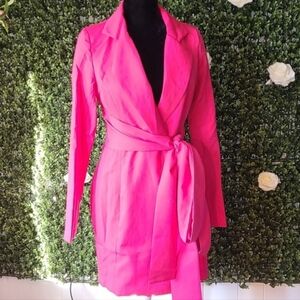 Women's Pink Valentines Belted Dress  size S  New with tags